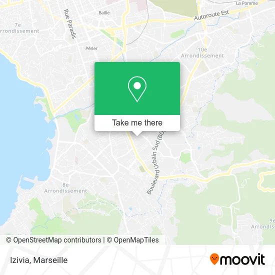 Izivia map