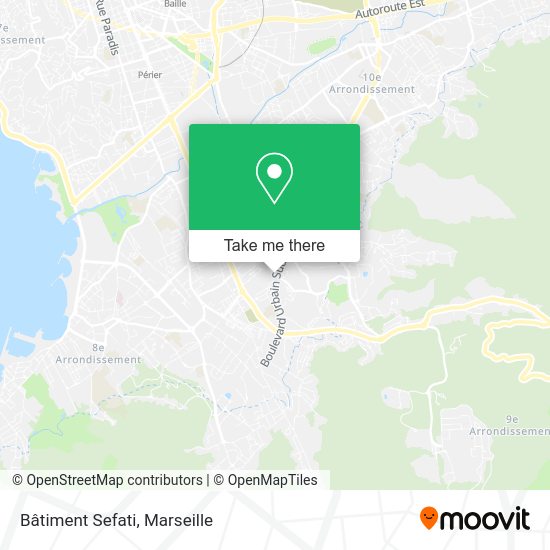 Bâtiment Sefati map