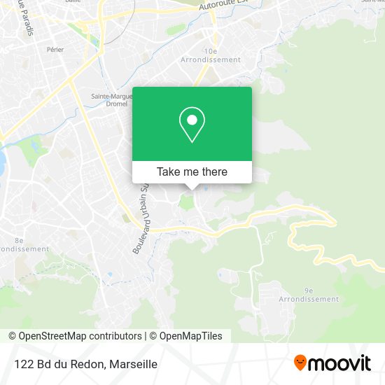 122 Bd du Redon map