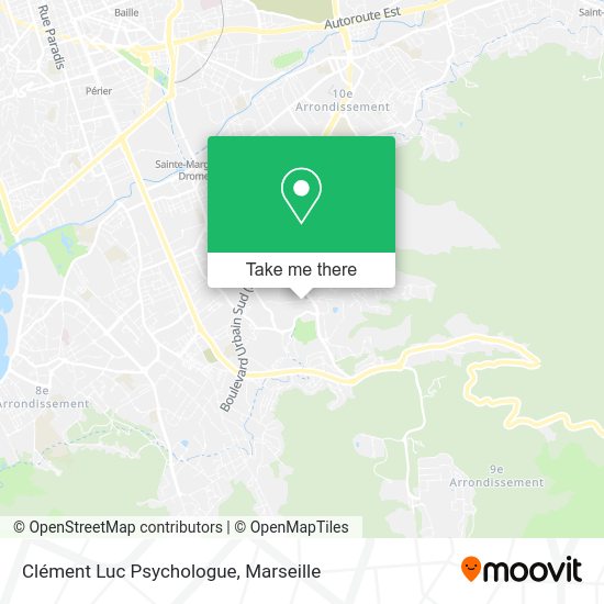 Clément Luc Psychologue map