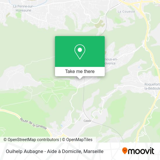 Ouihelp Aubagne - Aide à Domicile map