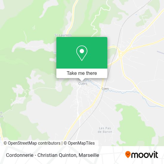 Cordonnerie - Christian Quinton map
