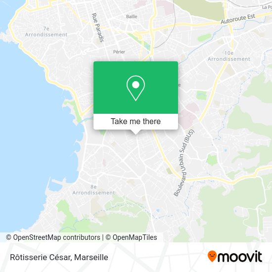 Rôtisserie César map