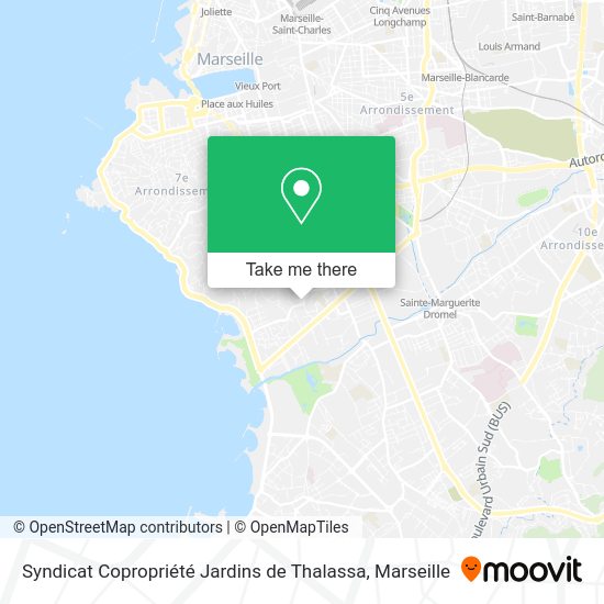 Syndicat Copropriété Jardins de Thalassa map