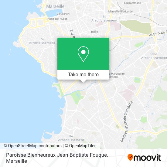 Paroisse Bienheureux Jean-Baptiste Fouque map