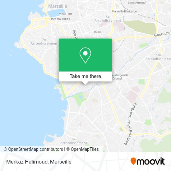 Merkaz Halimoud map