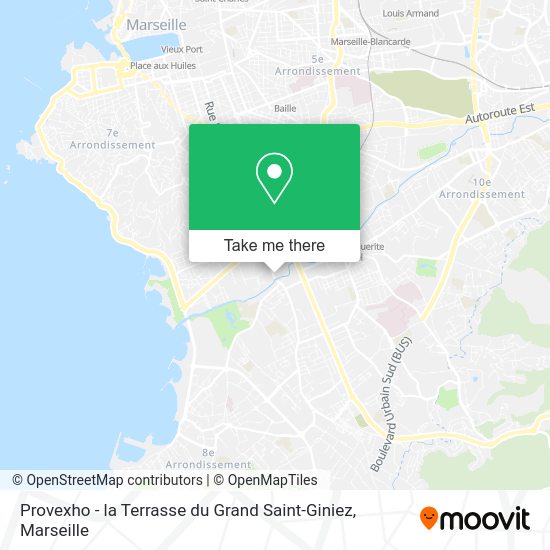 Provexho - la Terrasse du Grand Saint-Giniez map