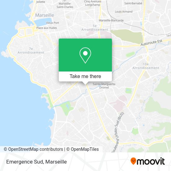 Emergence Sud map