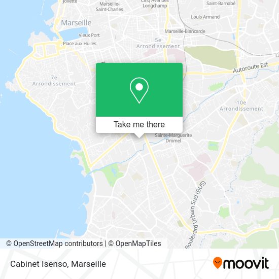Cabinet Isenso map