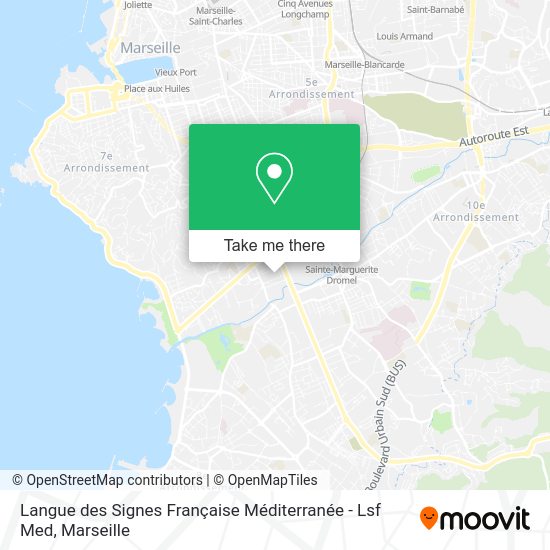 Langue des Signes Française Méditerranée - Lsf Med map