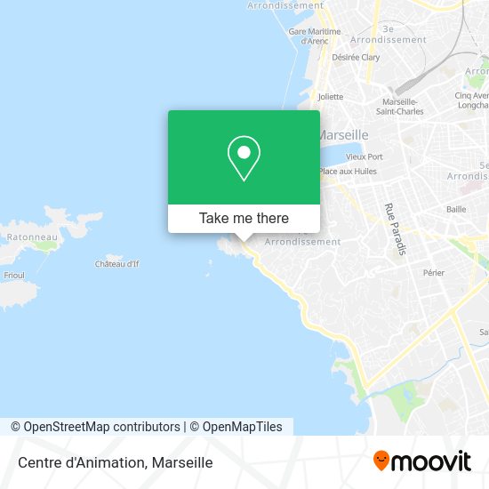 Centre d'Animation map