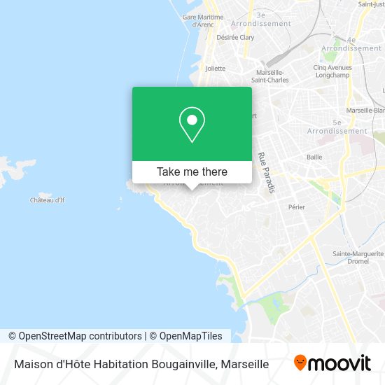 Maison d'Hôte Habitation Bougainville map