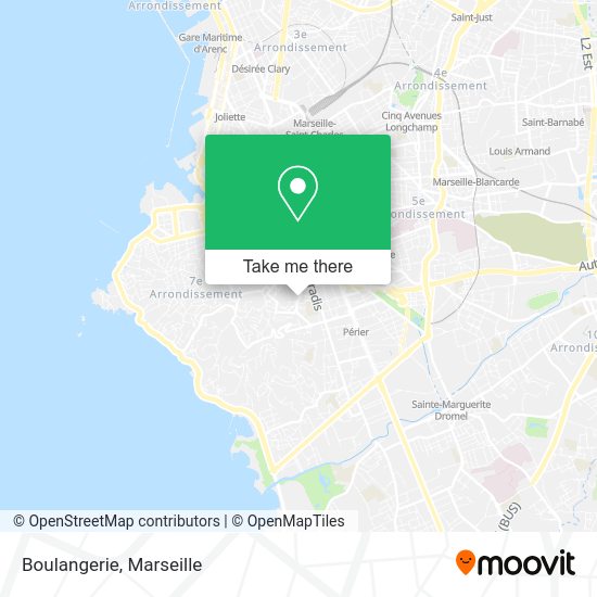Boulangerie map