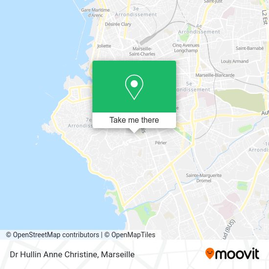 Dr Hullin Anne Christine map