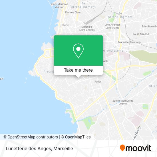 Lunetterie des Anges map