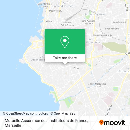 Mutuelle Assurance des Instituteurs de France map