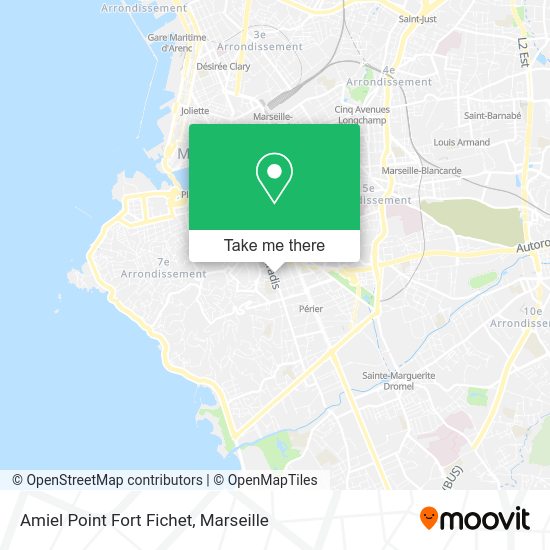 Amiel Point Fort Fichet map