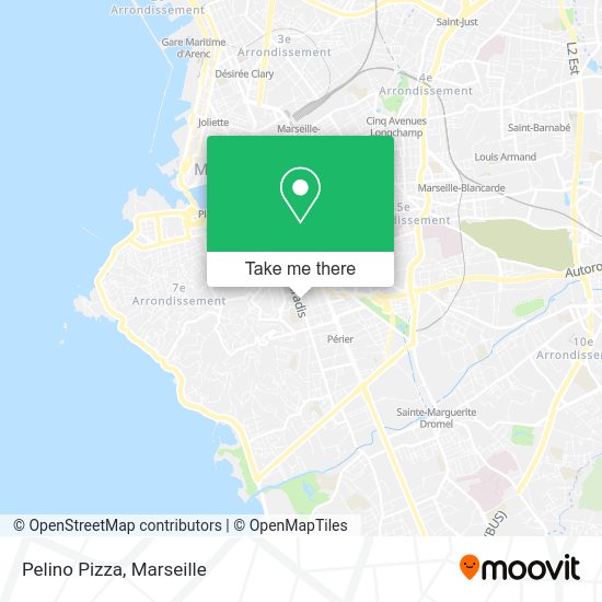 Pelino Pizza map