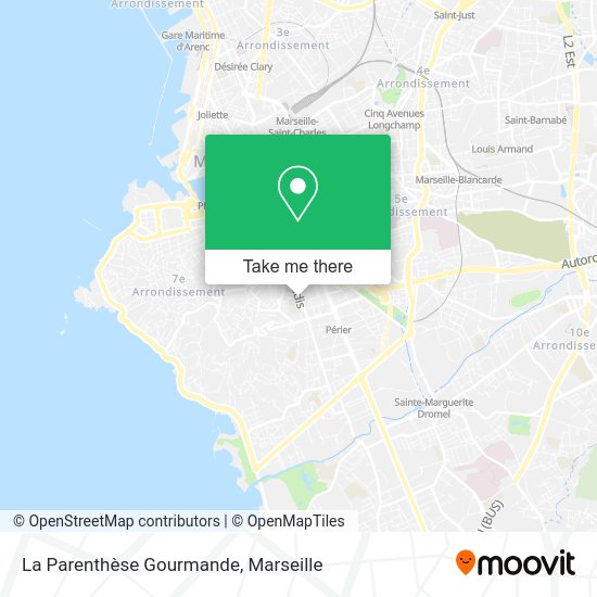La Parenthèse Gourmande map