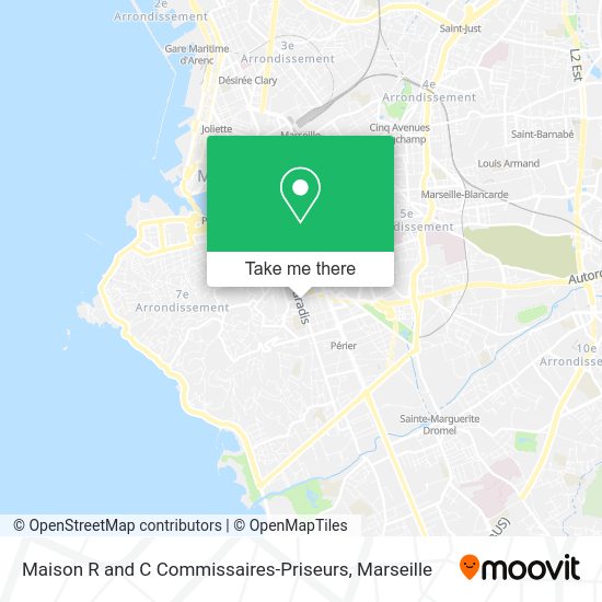 Maison R and C Commissaires-Priseurs map