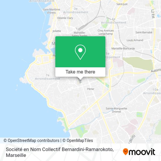 Société en Nom Collectif Bernardini-Ramarokoto map