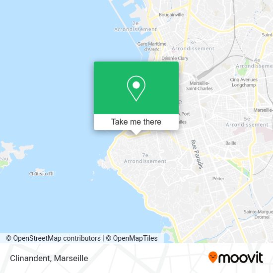Clinandent map