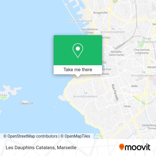 Les Dauphins Catalans map