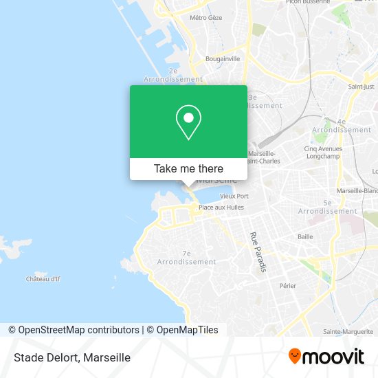 Stade Delort map