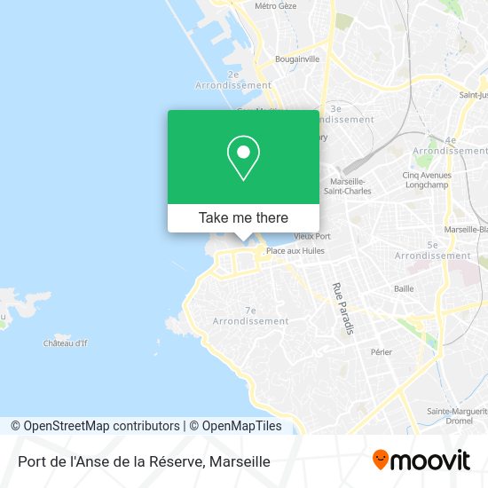 Port de l'Anse de la Réserve map