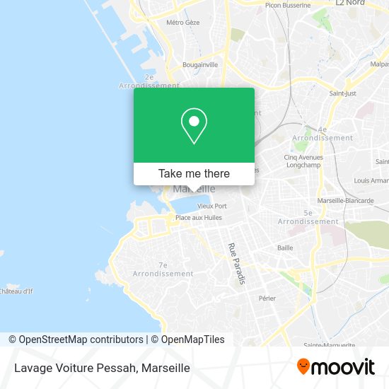Lavage Voiture Pessah map