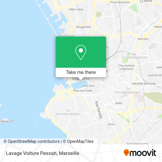 Lavage Voiture Pessah map