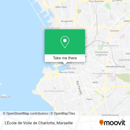 L'École de Voile de Charlotte map