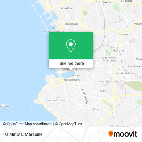 Ô Minots map