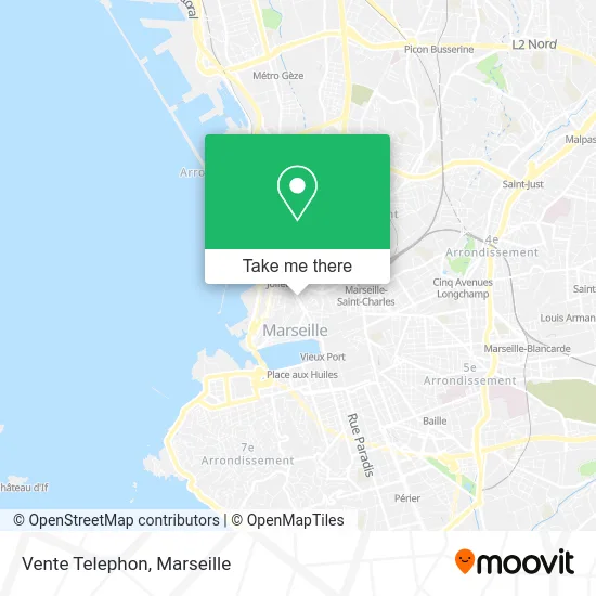 Vente Telephon map