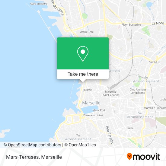 Mars-Terrases map