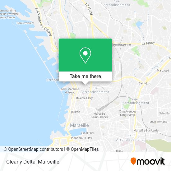 Cleany Delta map