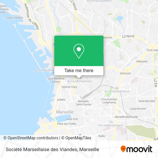 Société Marseillaise des Viandes map