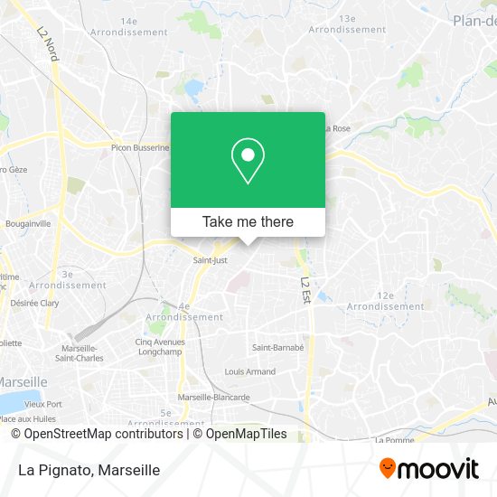 La Pignato map
