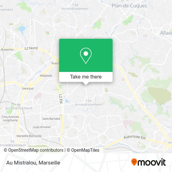 Au Mistralou map