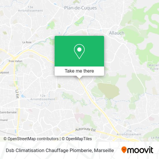 Dsb Climatisation Chauffage Plomberie map