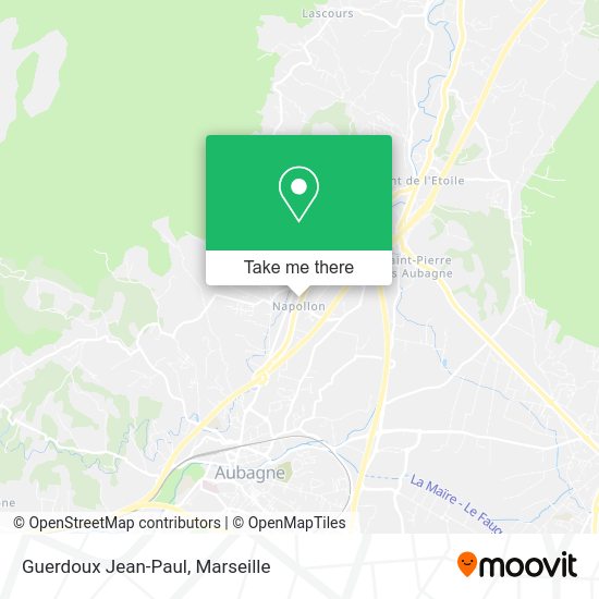 Guerdoux Jean-Paul map