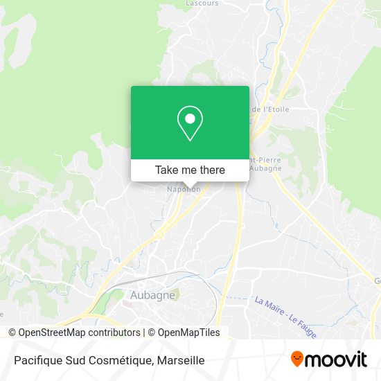 Pacifique Sud Cosmétique map