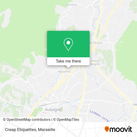 Creap Etiquettes map
