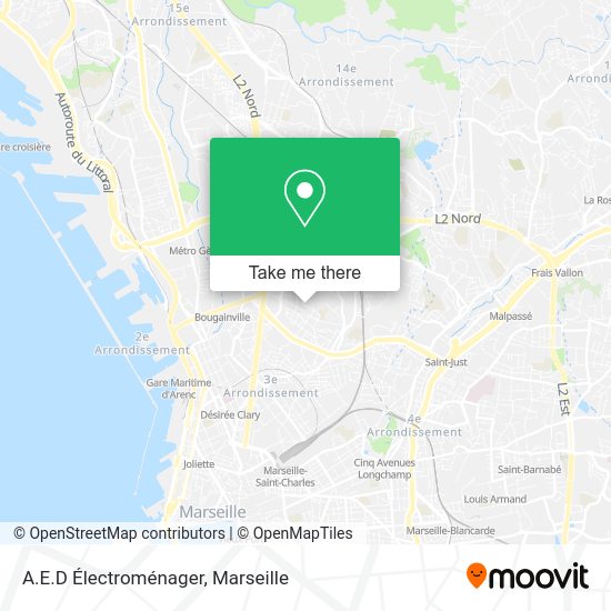 A.E.D Électroménager map