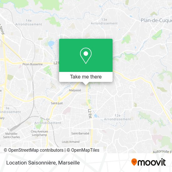 Location Saisonnière map