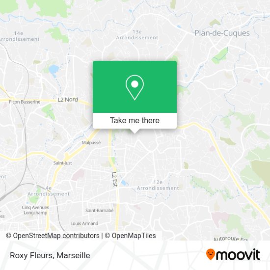 Roxy Fleurs map