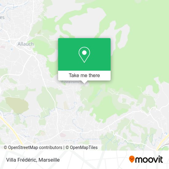 Villa Frédéric map