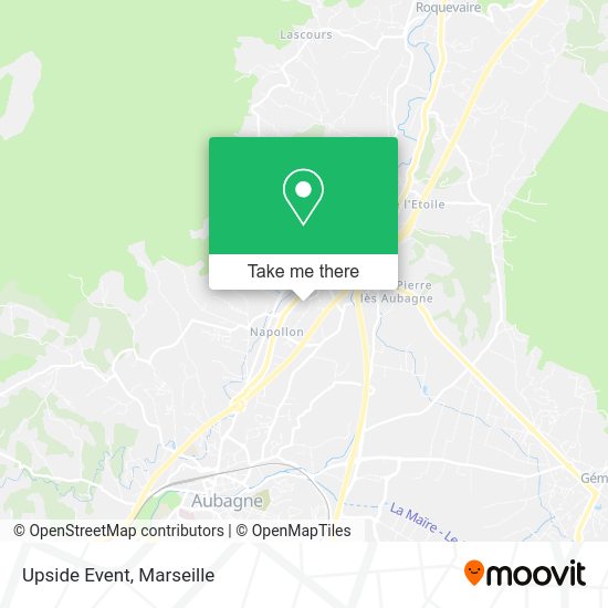 Upside Event map