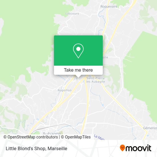 Little Blond's Shop map