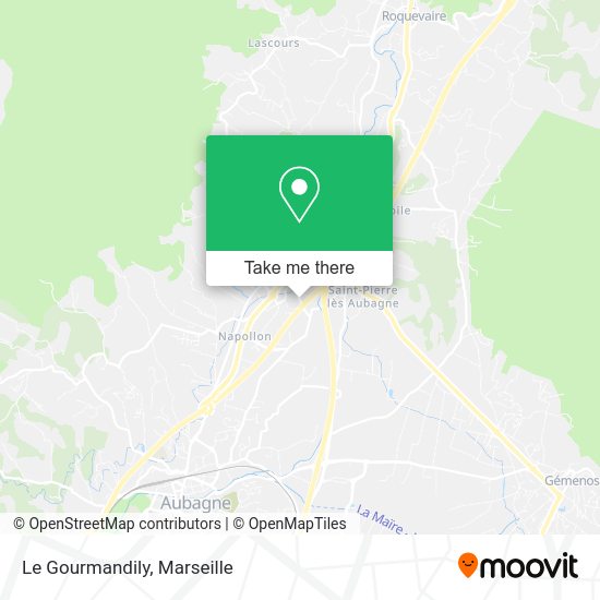 Le Gourmandily map